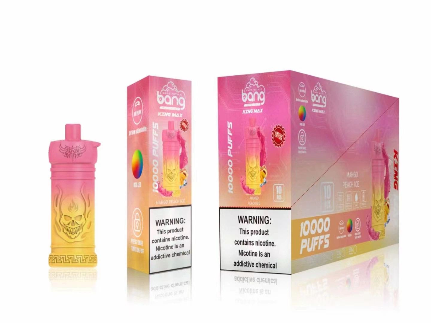 5000 inhalaciones vaporizador desechables XXL Bc Bang Bang el rey 8000 10000 Puff con 10 sabores 650mAh Batería recargable de Mayorista/Proveedor de cigarrillos electrónicos I Vape