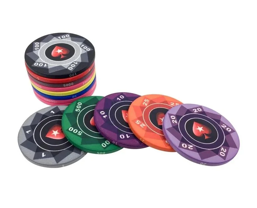 Hochwertige Hersteller Factory Preis Keramik Clay Poker Chips