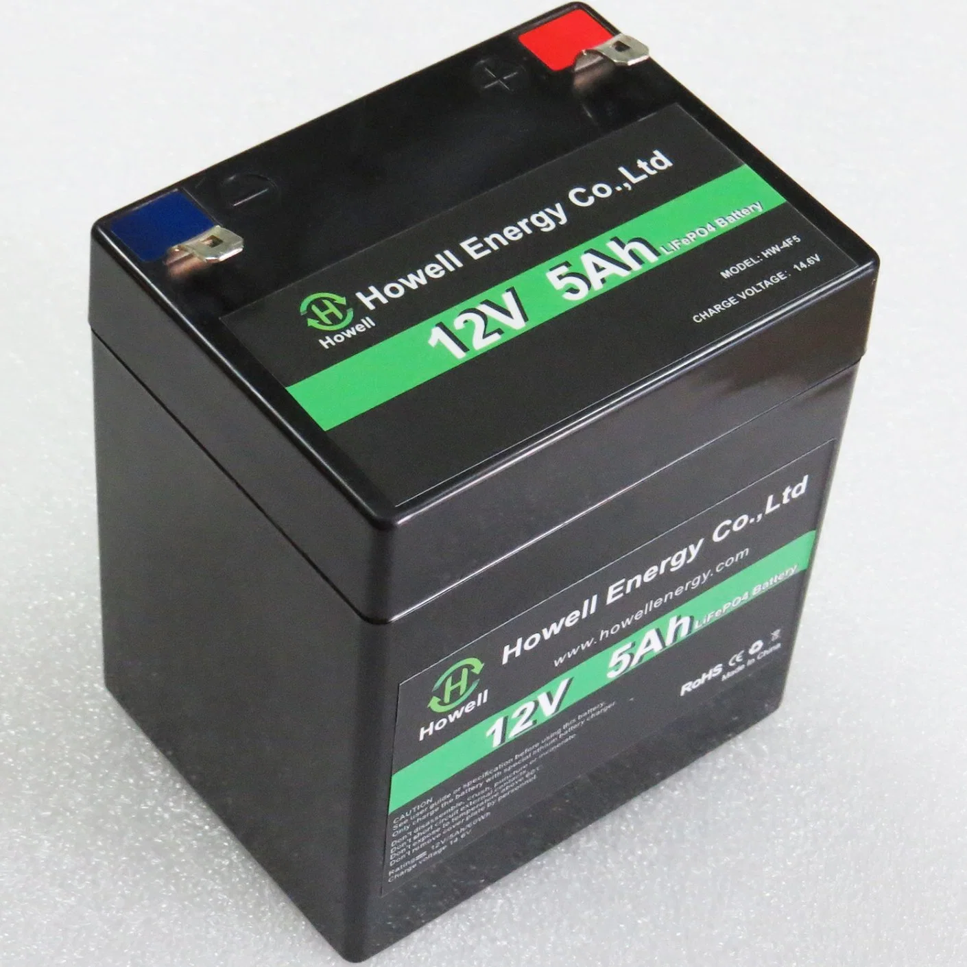 IEC62133 Approved Replacement 12.8V 5ah Lithium LiFePO4 Battery for UPS