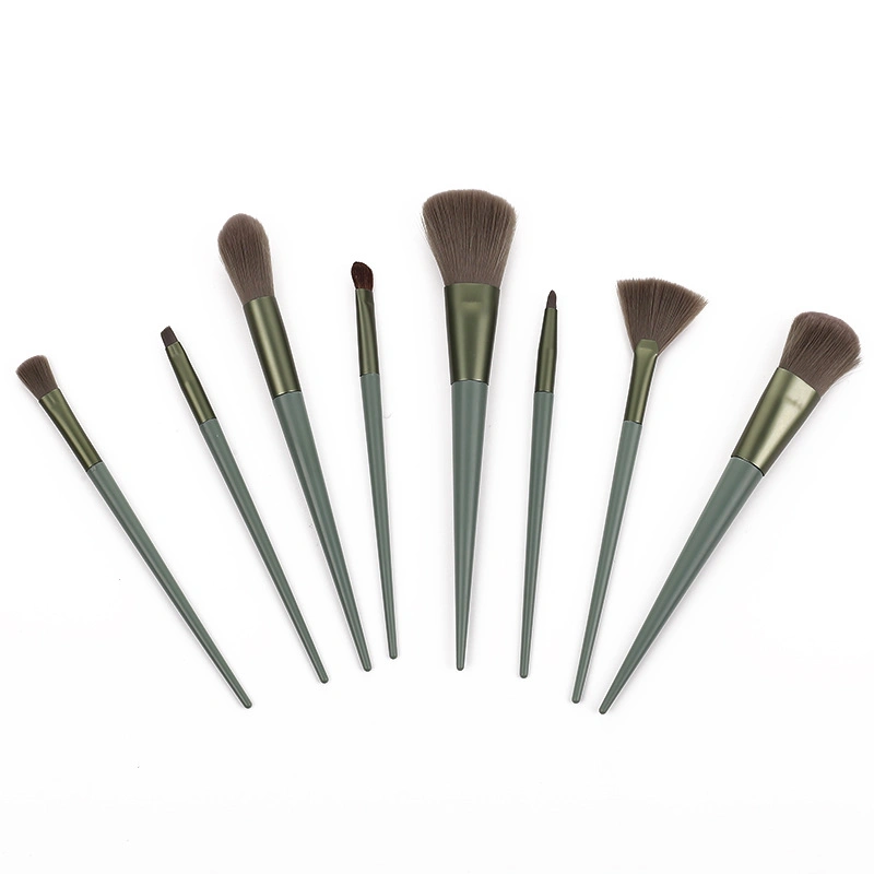 4colors*8PCS Makeup Brush Set Low Price Vegan Synthetic Hair Beauty Tools