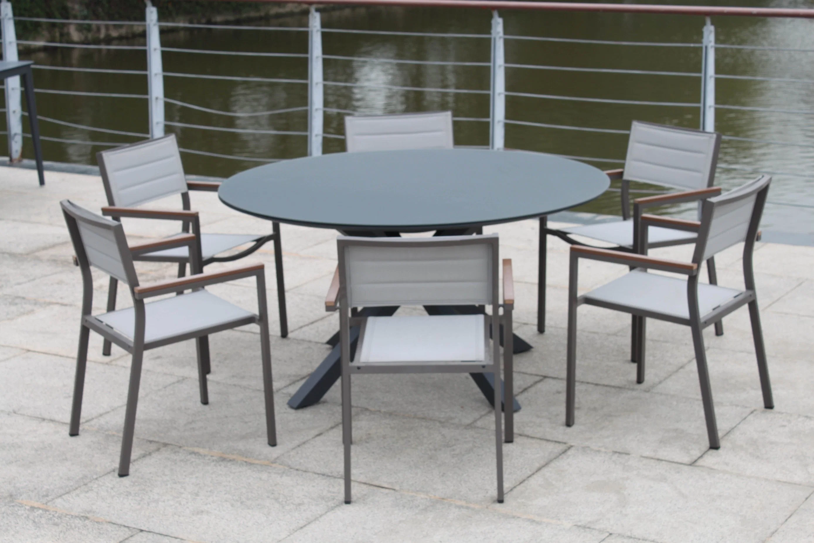 New European OEM Customized Foshan Sets Round Patio Dining Table