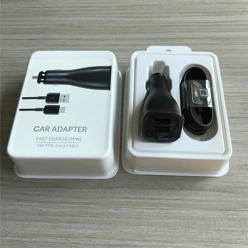 Fast Charging Double USB Port Car Charger Fast Adapter 1: 1 High quality/High cost performance 