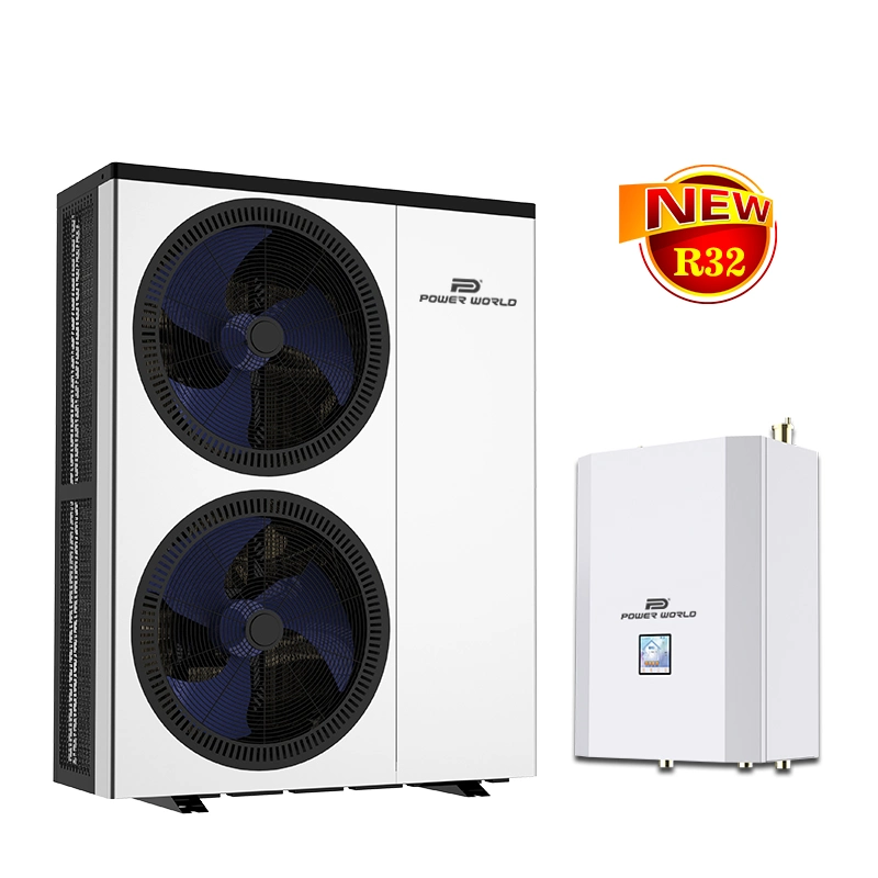 Full Inverter Split Air Source Heat Pump Evi R32 ERP a+++ High R410 Air Source Heat Pump for Hot Tub