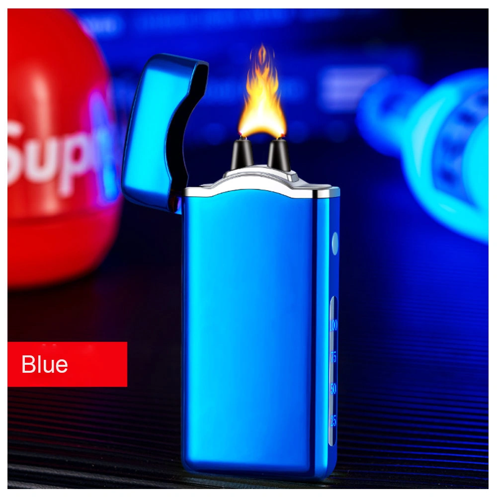 Powerful Arc Cigar Ignition Luminous Metal Electronic Windproof Luxury Torch Lighter