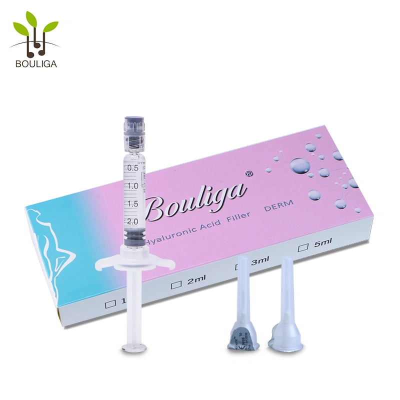 Crosslinked 2ml Derm Line Hyaluronic Acid Dermal Filler for Anting Age