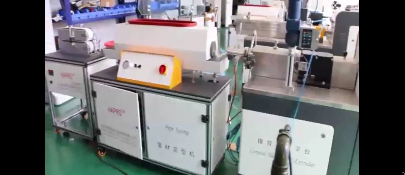 Laboratory Electric Heating PVC Granulation Conical Twin Screw Extruder