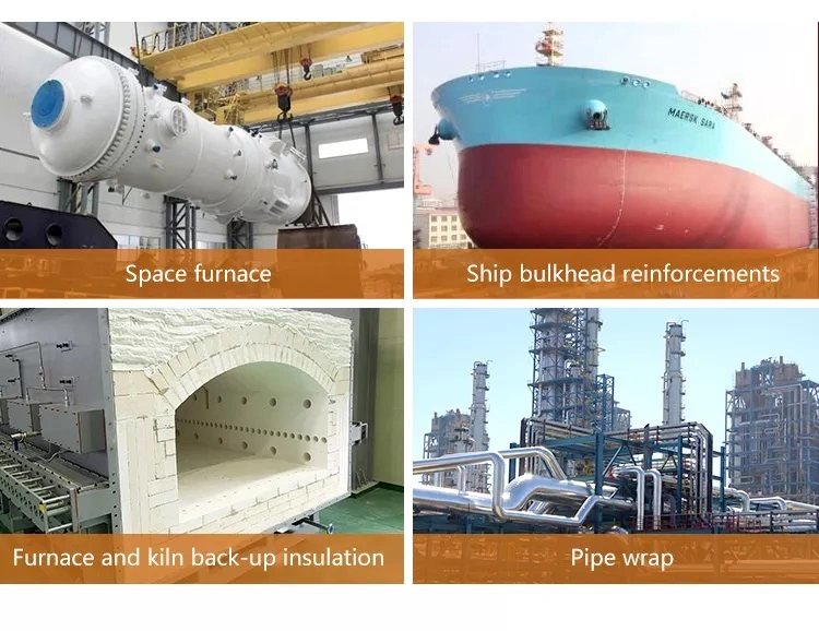 Materiales de aislamiento de fibra cerámica de bajo precio para construcción de refractarios Materiales