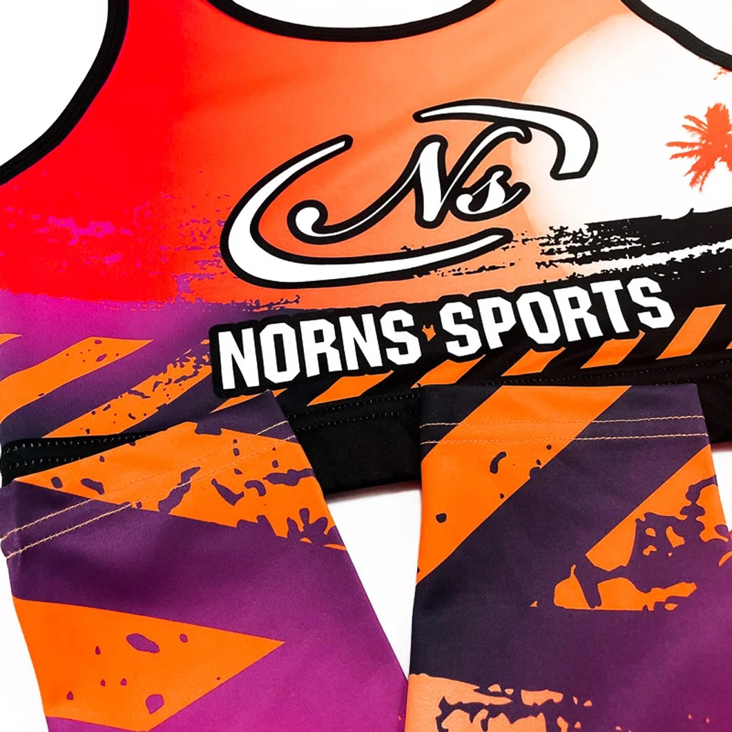 Sublimation Sports Wear Cheerleadering Uniform Printed Dance Pants