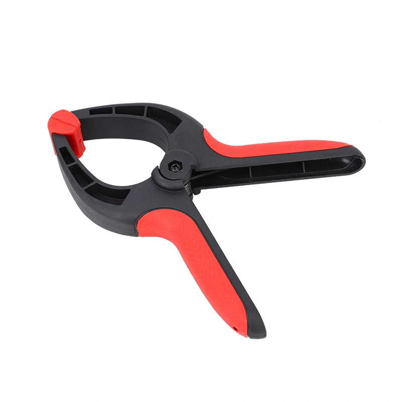 Factory Directly Supply 4-Inch Plastic Two-Color a-Frame Clip Nylon Spring Clips Woodworking Quick Fixing Fixture