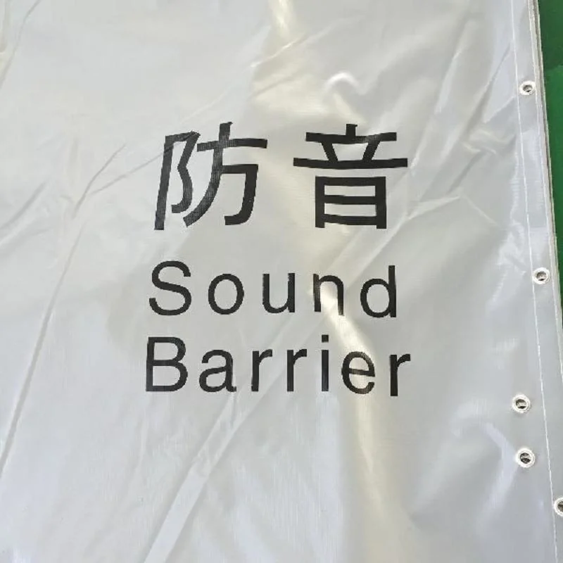 Heavy Duty PVC Soundproof Tarps Fabric for Construction Building