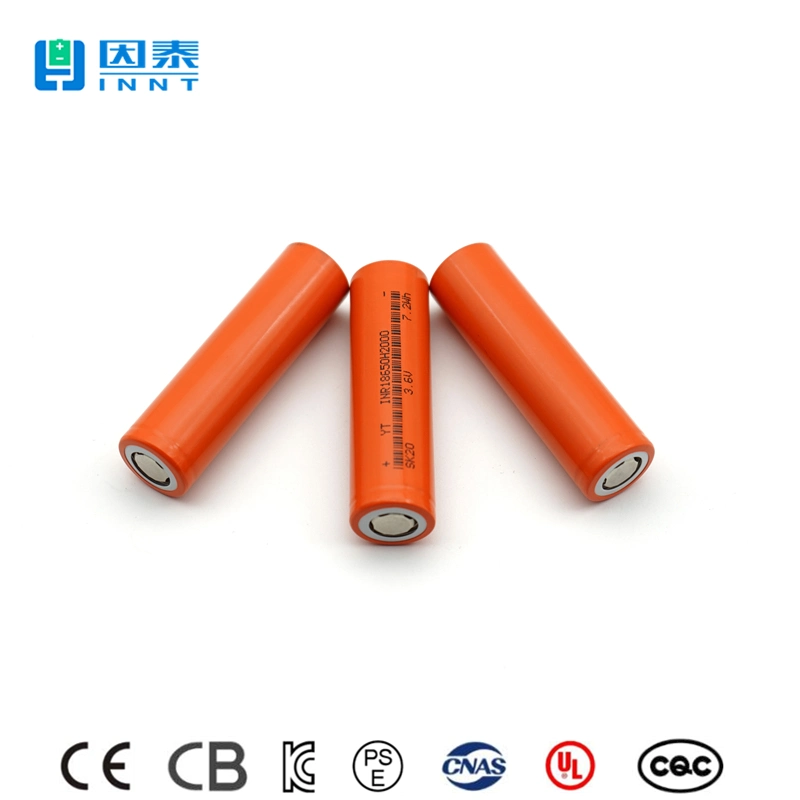 18650 Battery 18650 Li Ion Battery 2500mAh 3.6V High Capacity for Power Tools E-Bike Electric Bicycle Battery