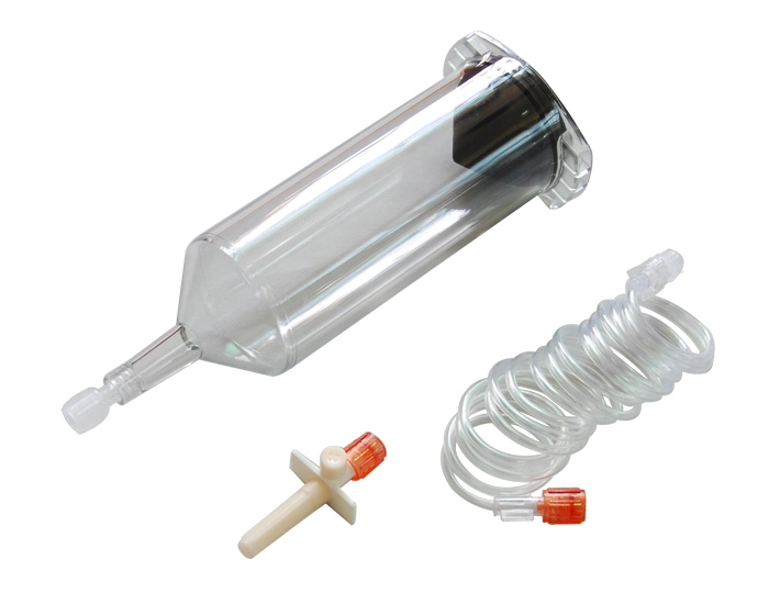 Disposable 60ml 100ml 200ml CT MRI Dsa Medrad Stellant Nemoto Lf Medtron Ezem High Pressure Syringe