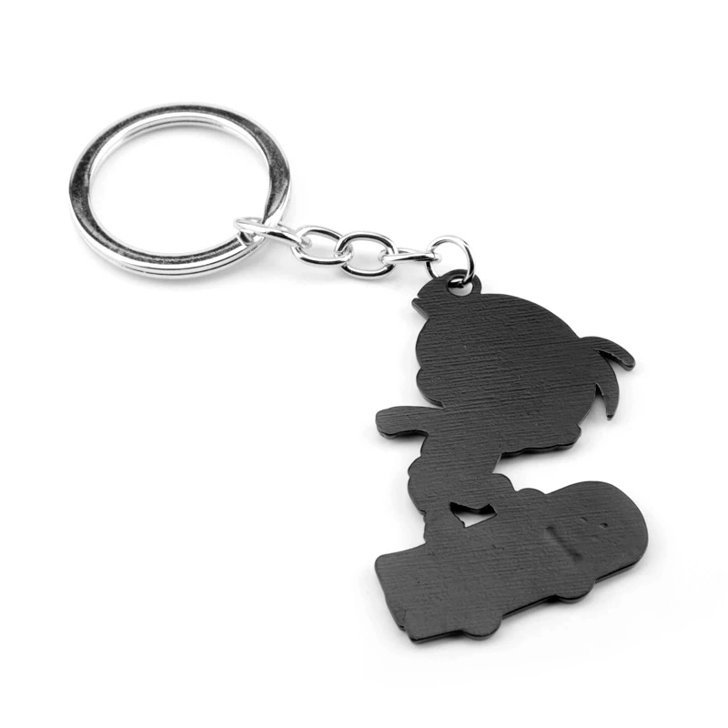 Detective Conan Custom Design Anime Key Chain Accessories Metal Self Defense Safety Sublimation Zinc Alloy Enamel Anime Keychain