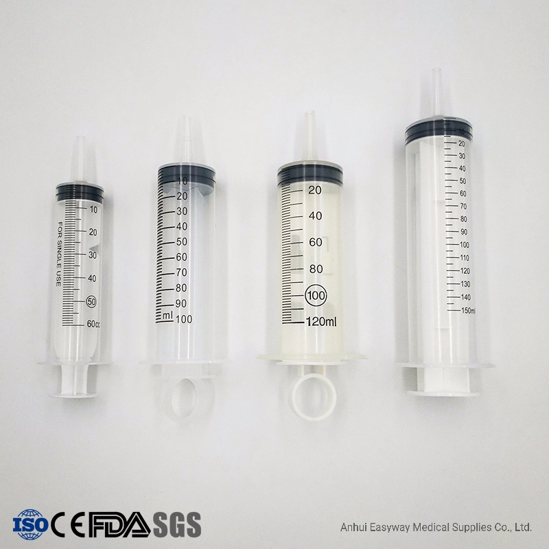 Plastic Feeding Syringe Catheter Tip 50cc 100cc 200cc 300cc