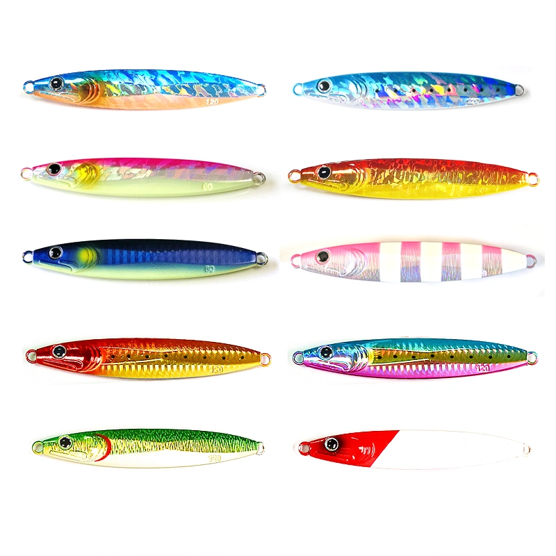 40g-150g Bait Jig Metal Hard Fishing Lure Fast Jigging Fishing Lure