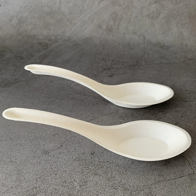 Made From Renewable Materials Factory Direct Sale Bagasse Molded Paper Pulp Biodegradable Disposable Kitchen Cutlery