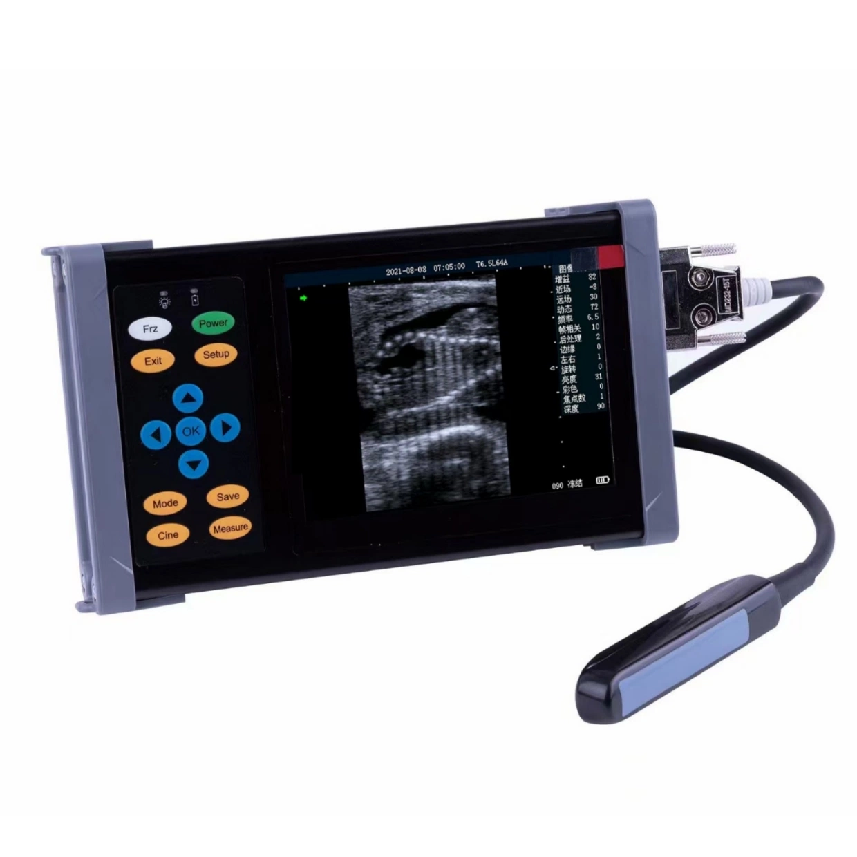 YB-A20 escáner digital completo de diagnóstico ultrasónico para grandes veterinarios