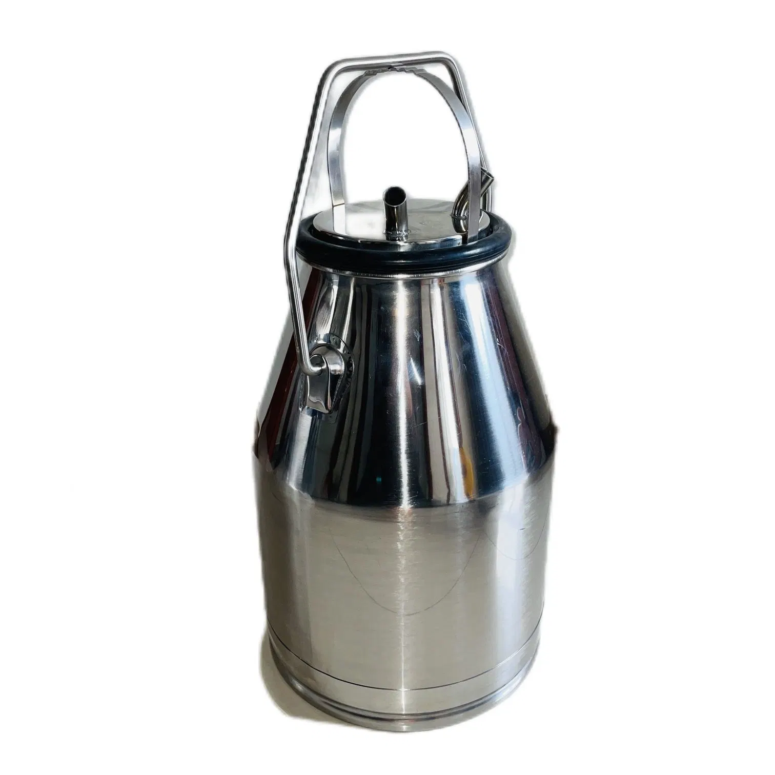 Stainless Steel Milk Bucket with Cow Milk Cluster Container Sheep Milk Tank