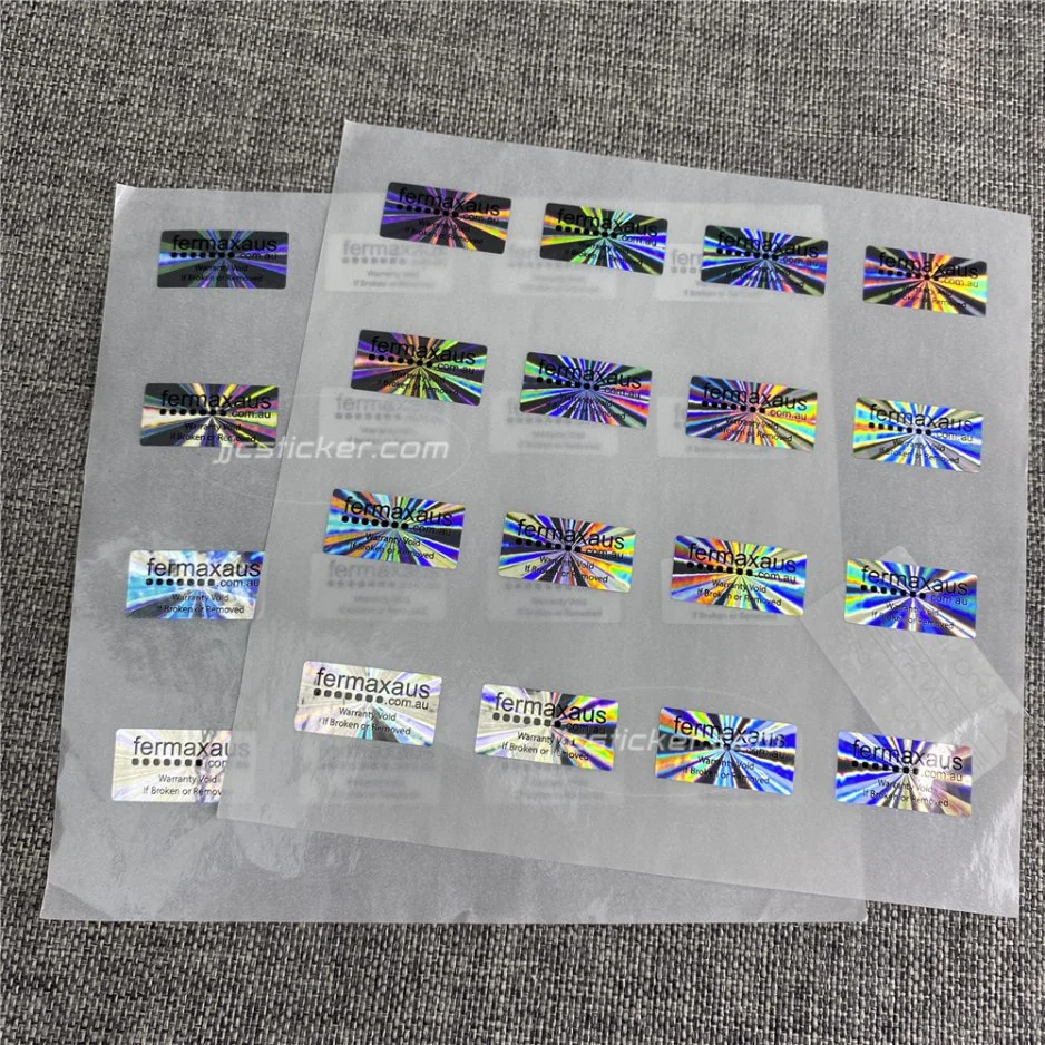 Holographic Hologram Sticker Label Using for Secure Hologram Seal Sticker