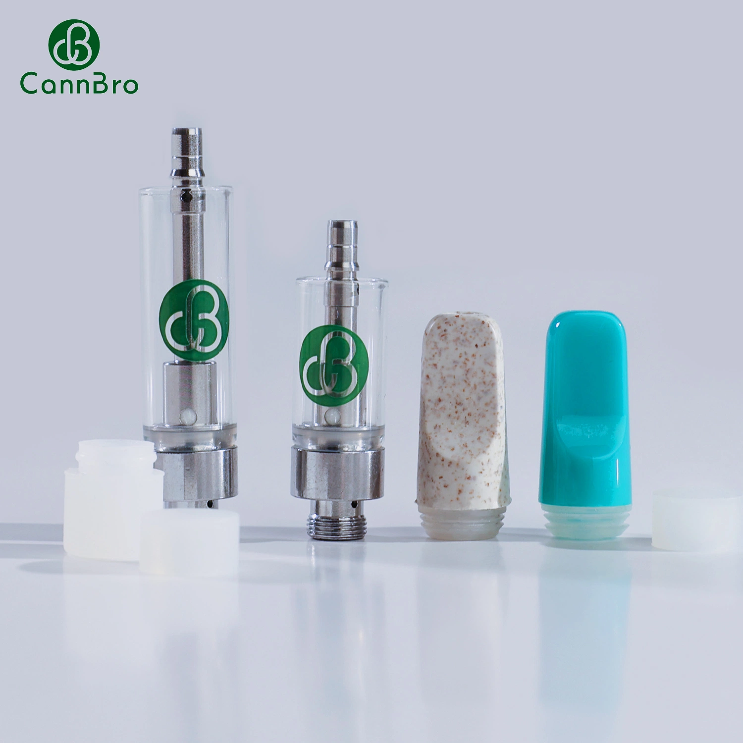 510 حز خرطوشة سعة 1 مل خرطوشة زيت السيراميك الكامل Medical Ceramic Vape خرطوشة الحبر المسحقة بالمشط