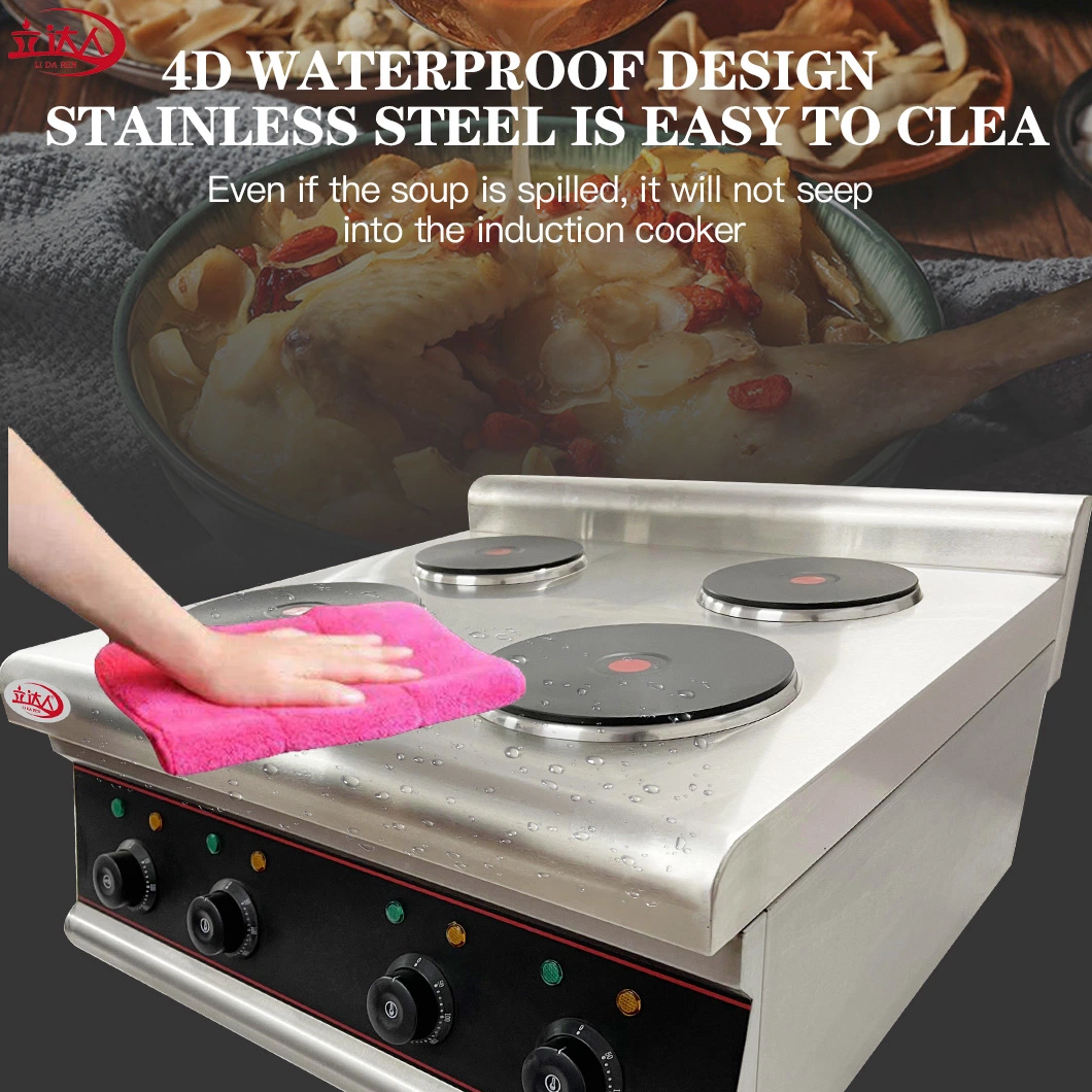 CE approuvé prix bon marché matériel de cuisine appareil de cuisine 4 Brûleur électrique Micro-ondes cuisinière induction Cuisinière Four cuisinière sauté au wok