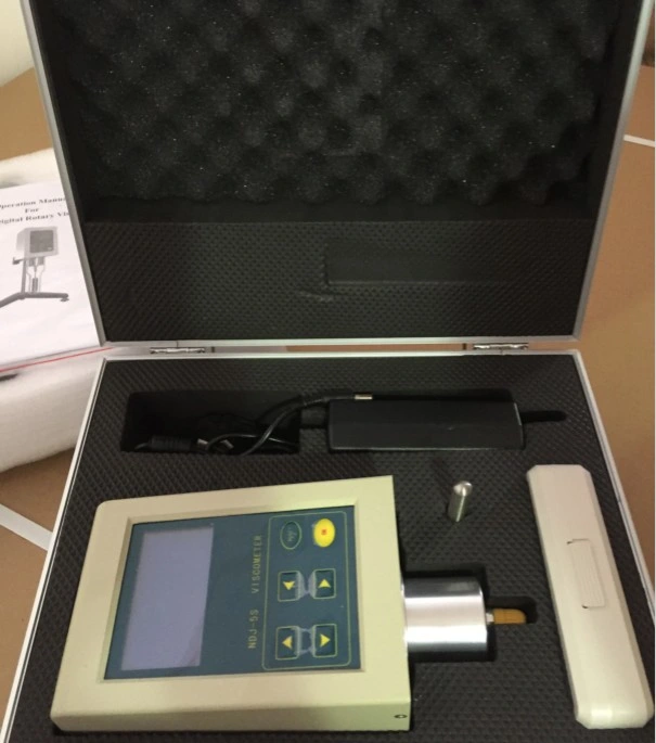 معدات المختبر مقياس الرؤية الرقمية الدوار Viscocity Meter ندج-5