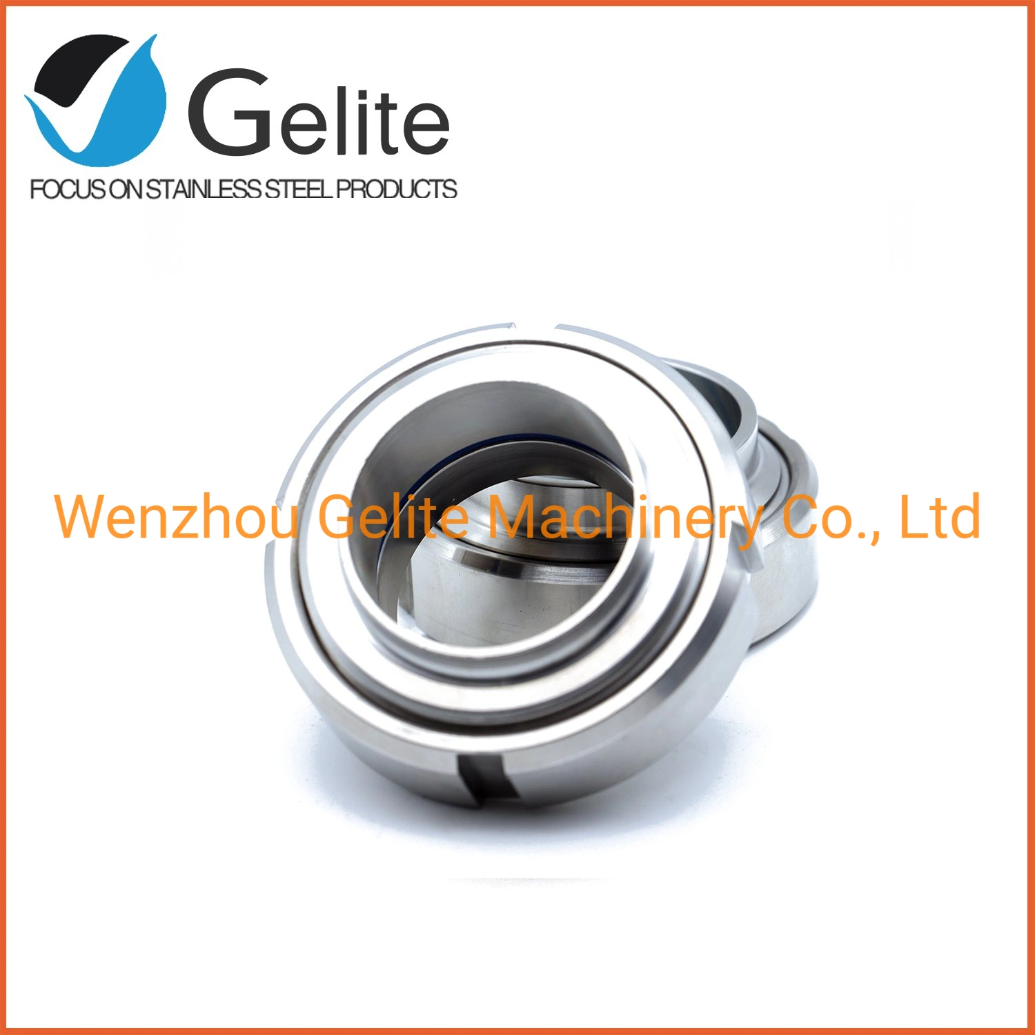 SMS DIN Male Nut Union Rjt to Tri Clamp Pipe Fitting