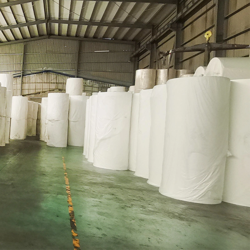 Custom Cheap Wholesale Price White Mother Roll Raw Material for Tissue