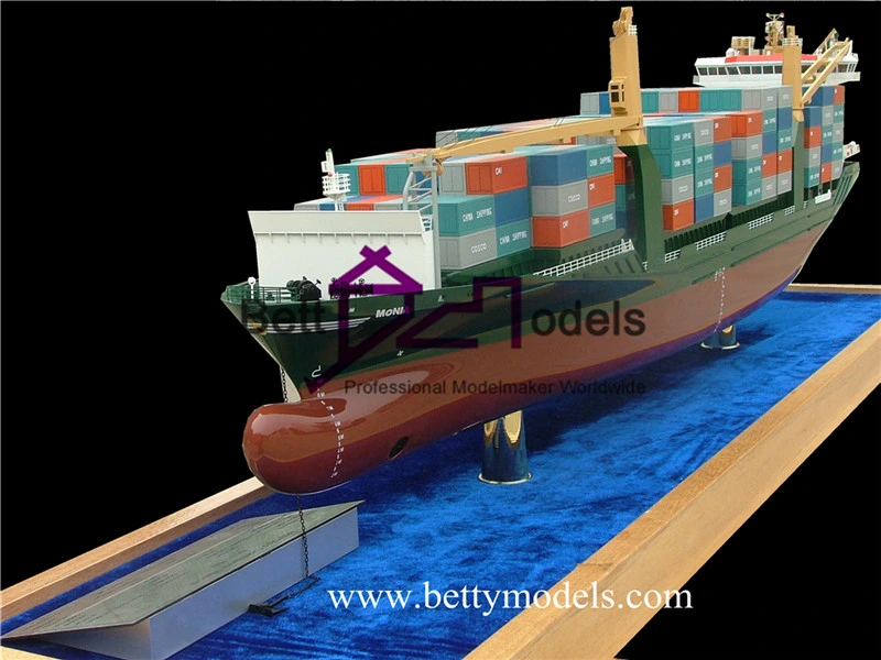 Cargo Ship Scale Model Making Customized 3D Physical Vessel Boat Model Maker