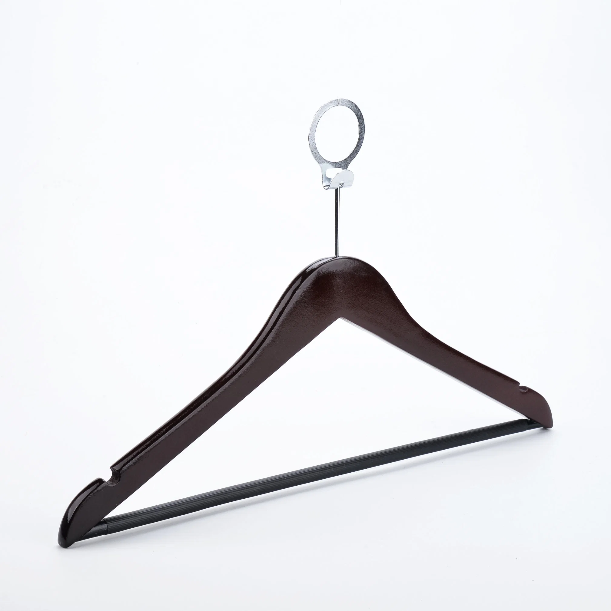 Hot Sale Hotel Wooden Anti-Theft Hanger Wood Clothes Hanger for Sale