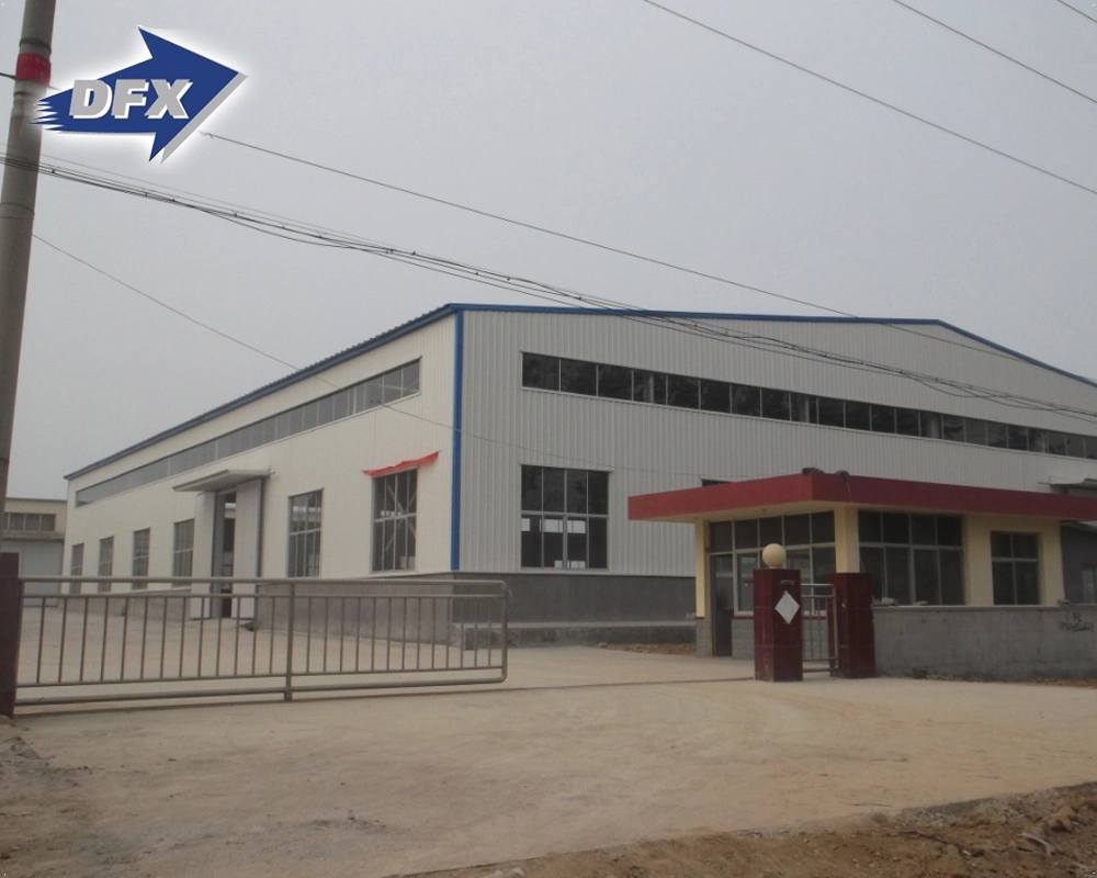 Made in China Low Cost Multi-Storey Prefab Insulated Metal Cladding Steel Workshop Units with Office Building