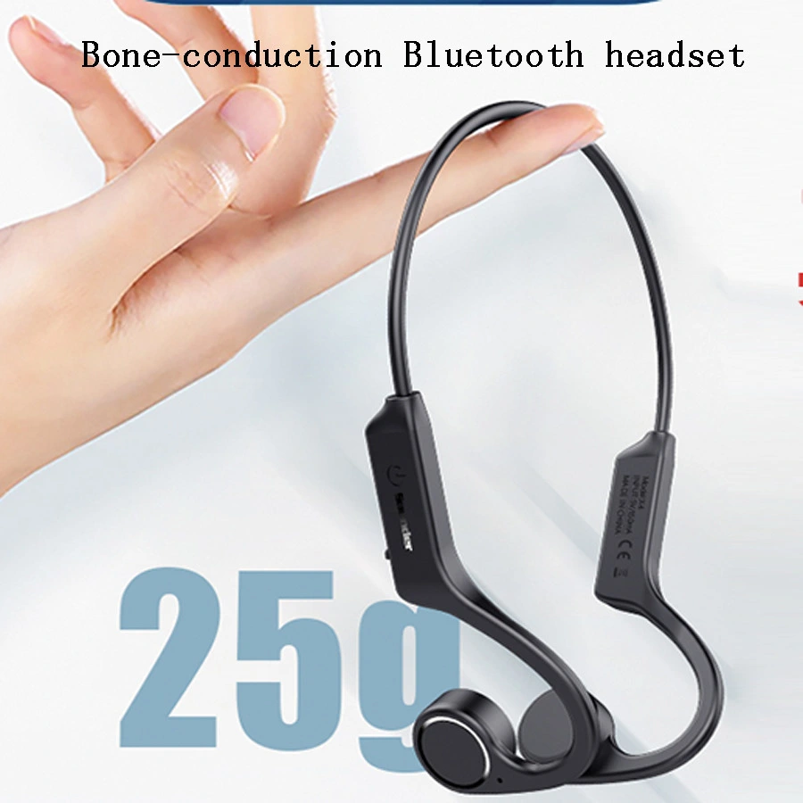Le sport de l'exécution à conduction osseuse oreille ouverte en mode mains libres sans fil Bluetooth Casque Écouteurs Casque avec micro pour téléphone mobile