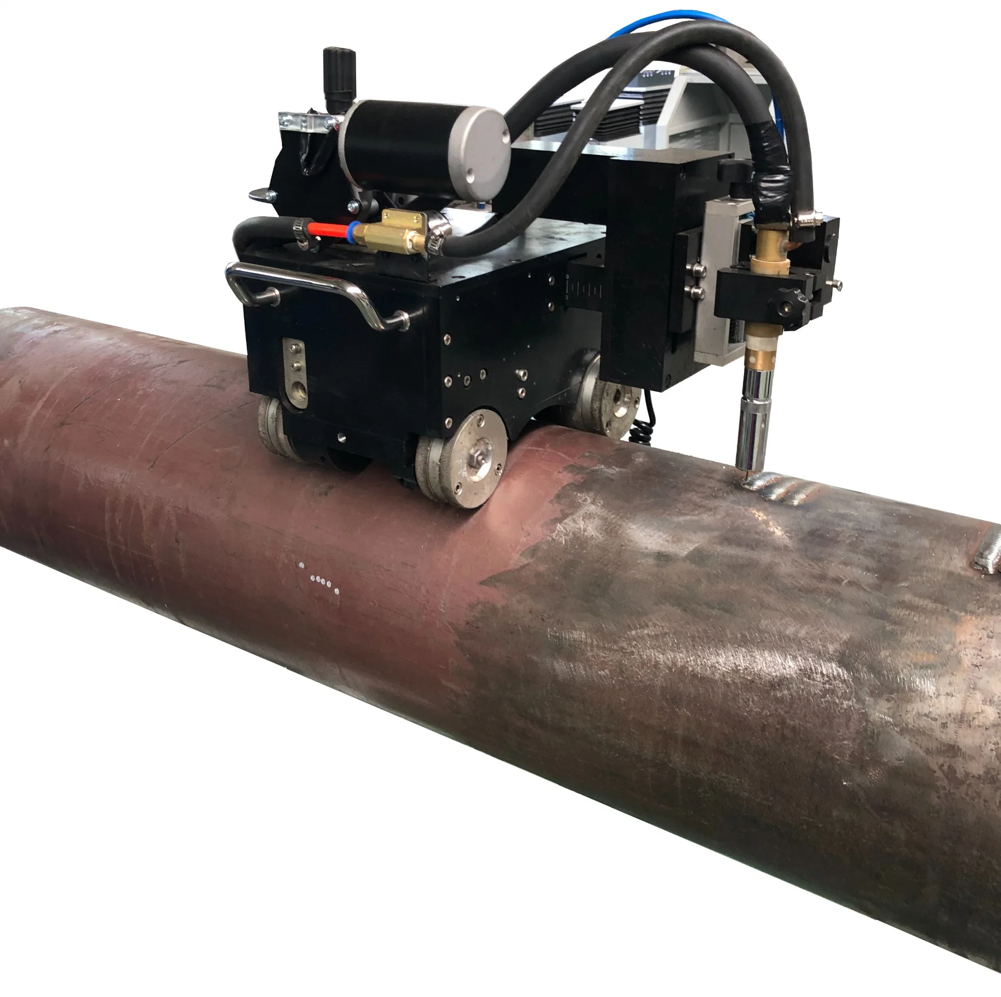 Machine de soudage de tuyaux portable équipement de soudage de pipelines orbitaux avec aimant Rail