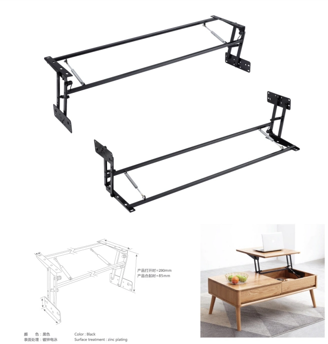 Furniture Fittings Table Parts Coffee Table Mechanism with Air Pump