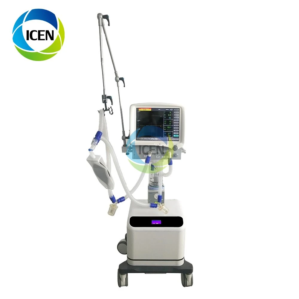 in-S1100 Hospital Respiratory Support Breathing Apparatus Machine Medical Equipment ICU Ventilators