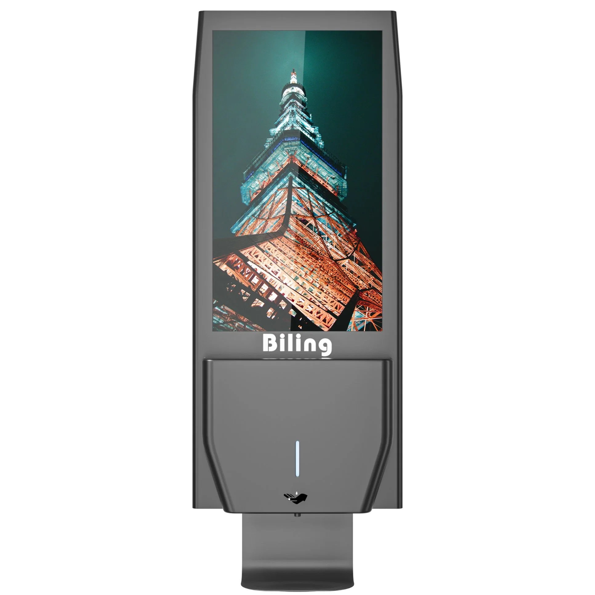 Wall Mounted Ad Player Software Display Digital Signage Hand Sanitizers Screen