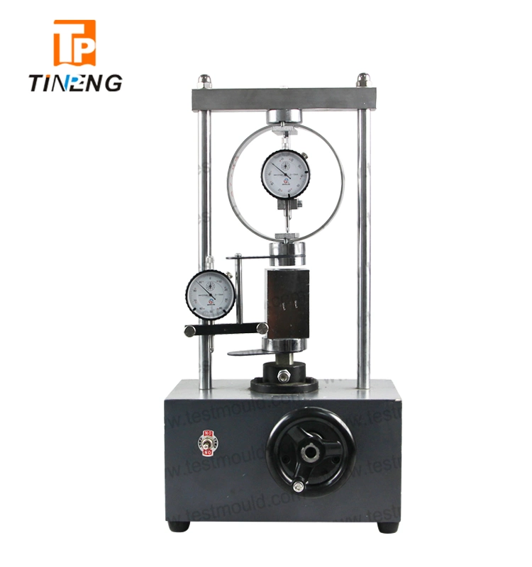 Soil Strain Controlled Unconfined Compression Test Apparatus