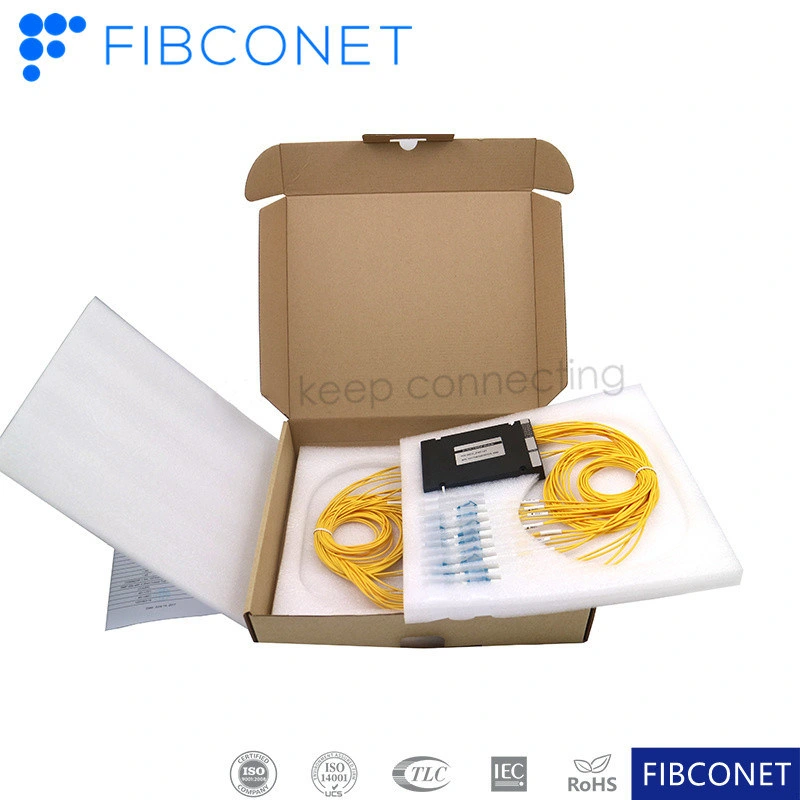 Wdm FTTH Fiber Multiplexer Network Device CWDM ABS Box Mux Demux Wdm Fiber Optical Converter