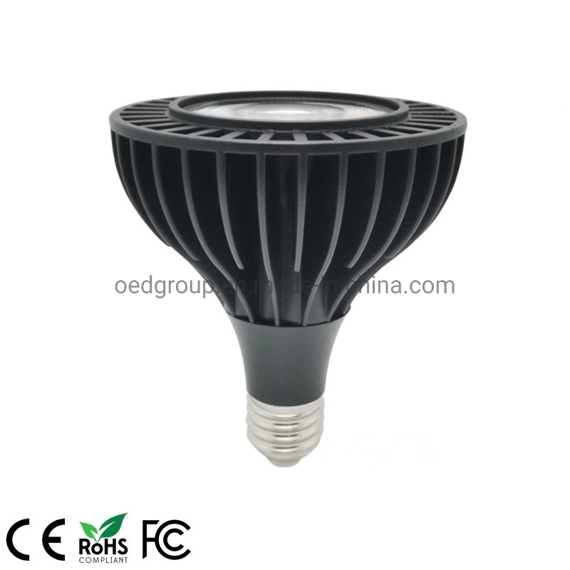 3 Years Warranty Commerical Lights Grow Lights E26 E27 White Finish Black Finish Ra80+ Ra90+ Ra97+ 30W LED PAR