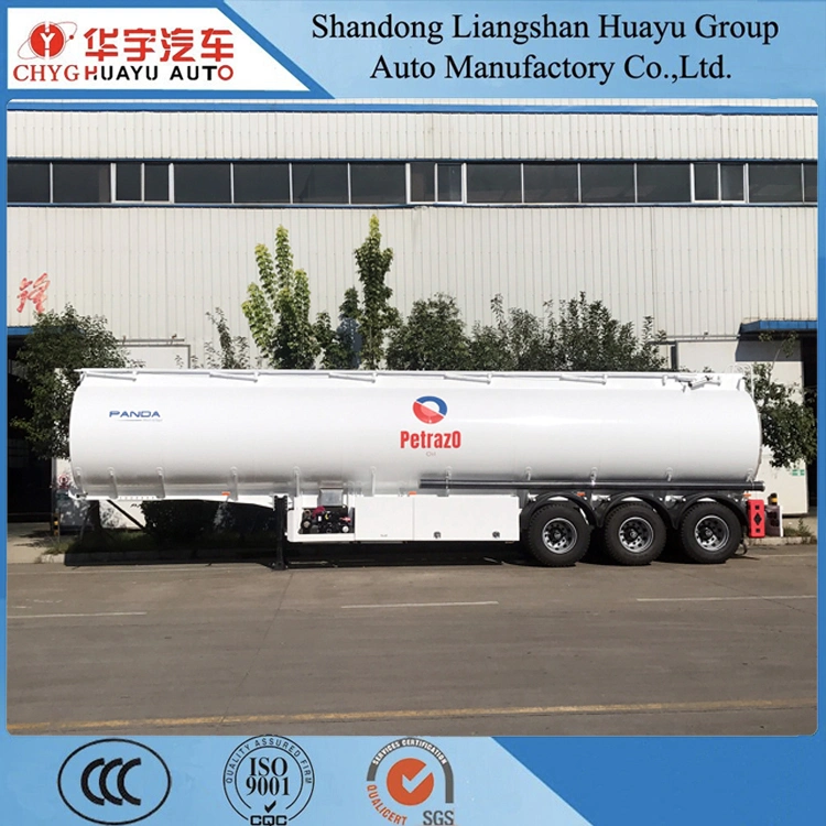 3-Axle 45cbm 6-Compartment Aluminium Alloy Oil Tank Semi Trailer