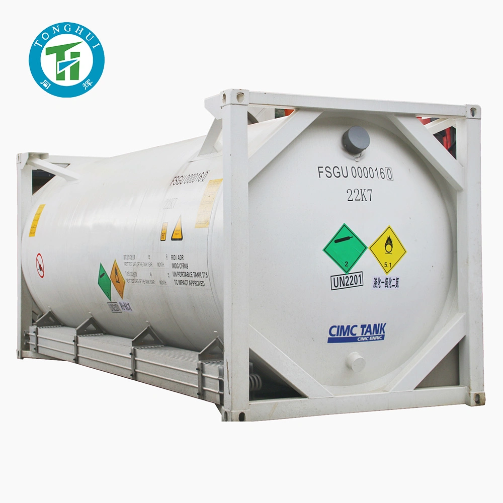 Tonghui Gas Nitrosoxid Factory Food/Electronic Grade N2o Gasbehälter ISO-Tank für Flüssiggas