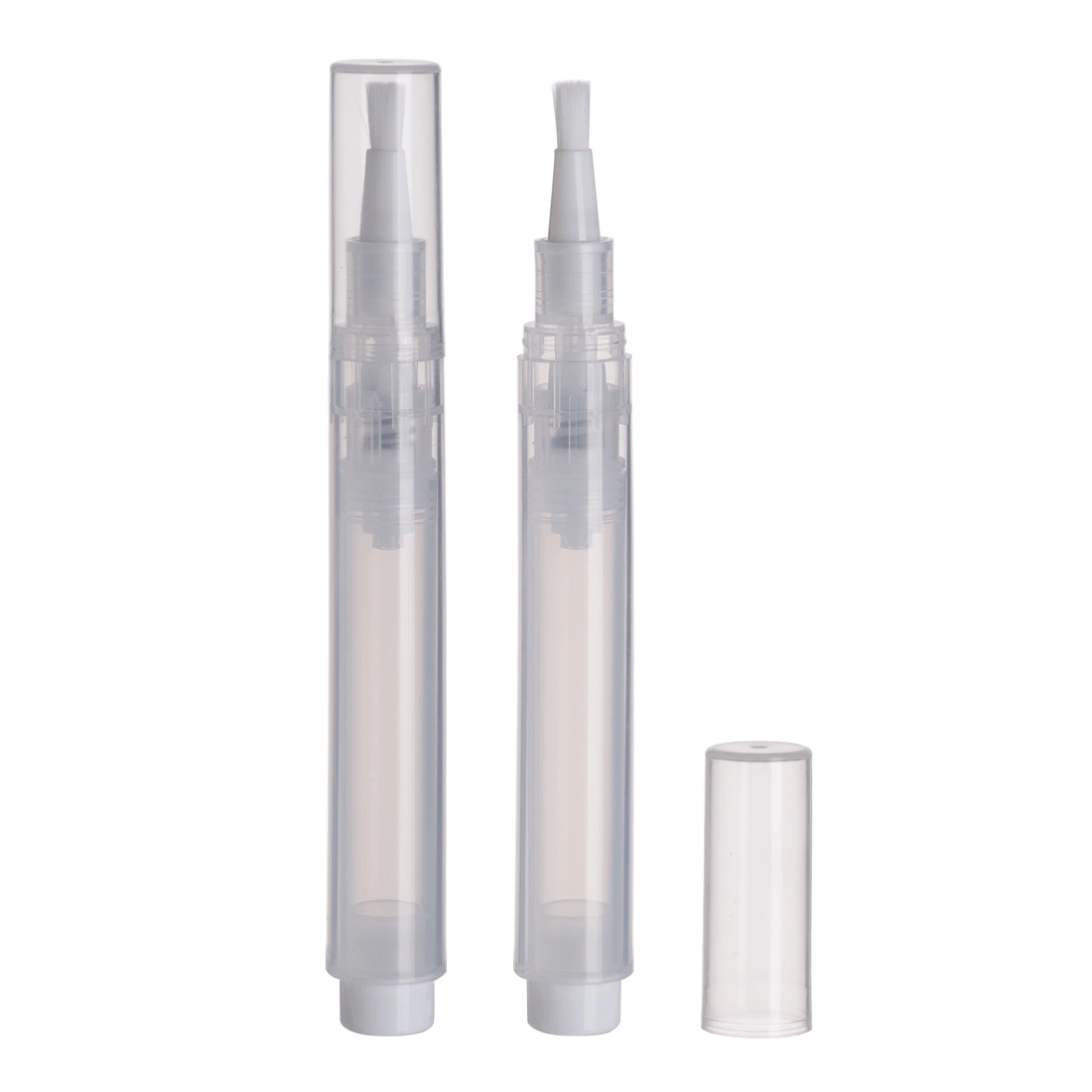 10ml Transparent Makeup Rotary Pen Tube Makeup Empty Pen Tube Nail Nutrition Oil Packaging Material Nail Nutrition Oil Travel Split Pen