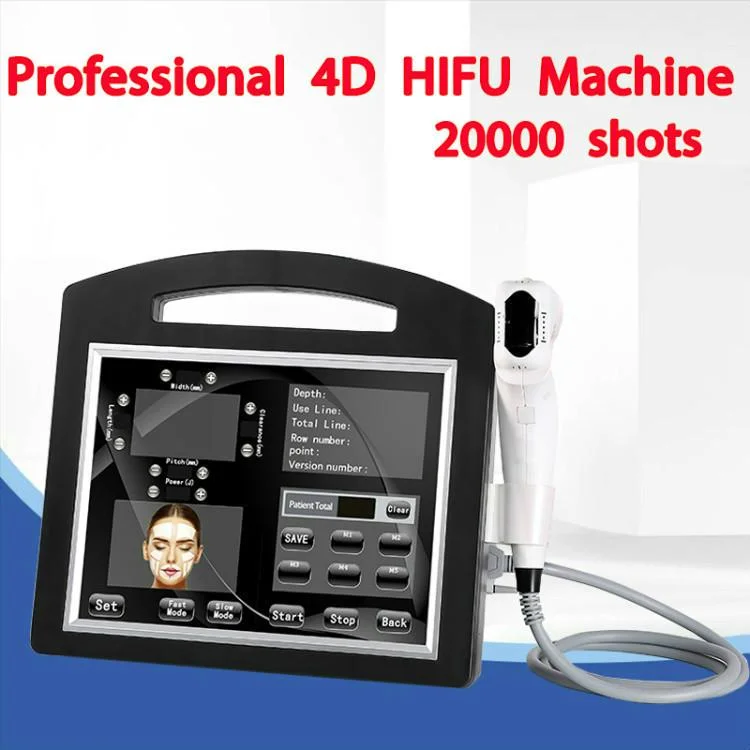 Portable CE 4D 12 Lines Hifu Facial Machine for Wrinkle Reduction Anti-Aging Breast Lifting