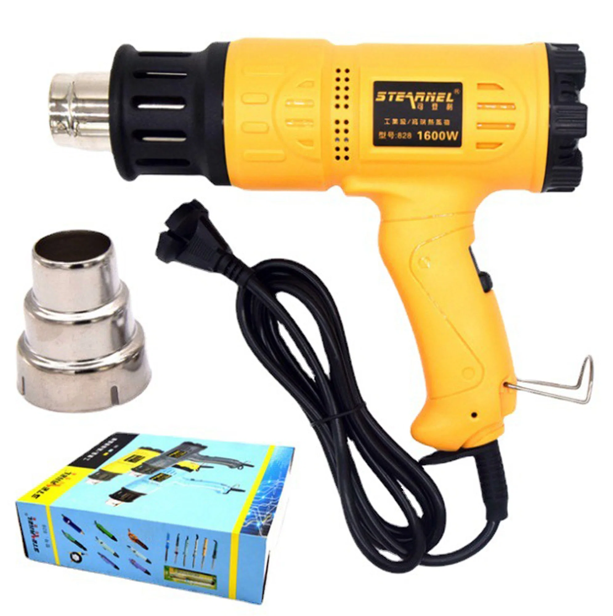 1800W Fast Heating Heavy Duty Hot Air Gun Kit Heat Gun