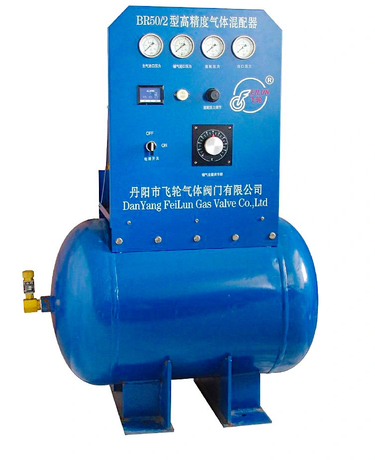 Model Br100/2 Delivery Pressure 0.3~0.5MPa Capacity Range Delivery Flow 100 200 300 Nm3/H Gas Mixer for Two or More Gases