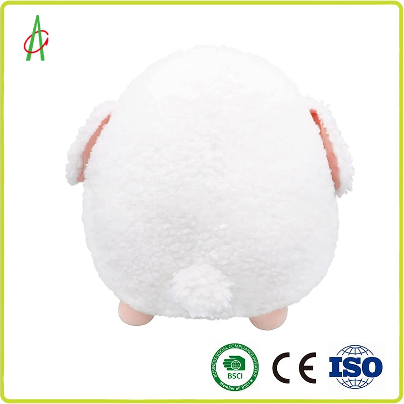 Cudly Soft Fat Silky Eiderdown algodón suave cute relleno Plush Dool Sheep almohadas de juguete