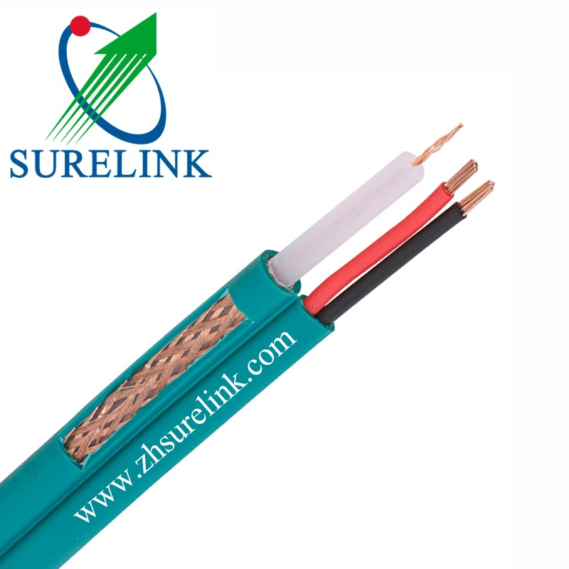 Free Sample Surelink Factory Supply Coax Cable Communication Cable CATV CCTV Camera RG6 Rg11 Rg59 Coaxial Cable