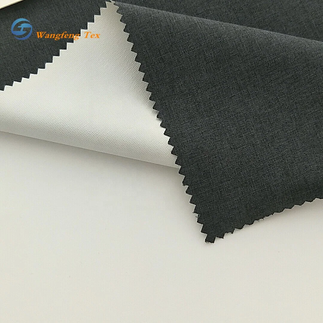 92% Polyester 8% Spandex 4 Way Stretch mit Polyester verbunden Ripstop Fleece Stoff für Wandern Klettern Softshell verwendet