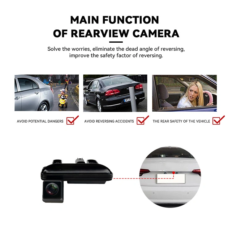 Wemaer OEM Colorful 720p 1080P Ahd Waterproof Wide Angle Auto Electronics Backup Reverse Camera for Mercedes Benz B-Class/E-Class