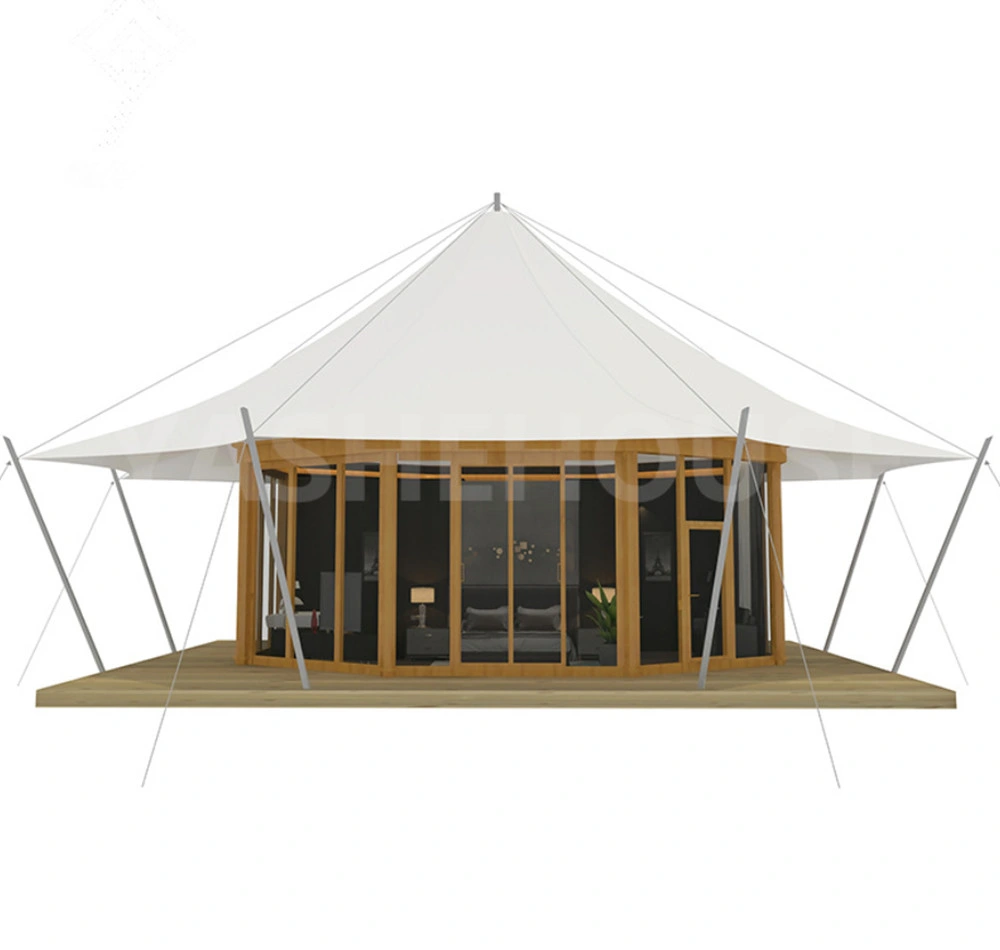 Outdoor Shelters Big Tent Camping Sunshade Rainproof Safari Tent Glamping